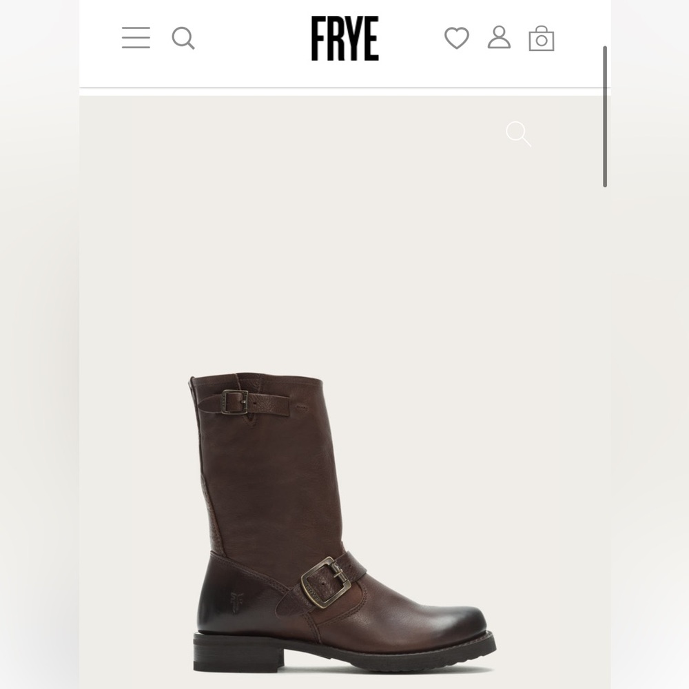 Frye Veronica Short 7.5 Dark Brown